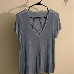Soft ribbed T-shirt